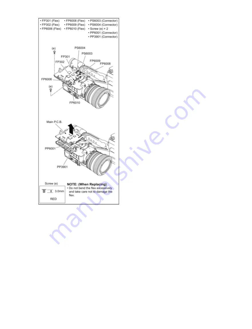 Panasonic HC-X1E Service Manual Download Page 46