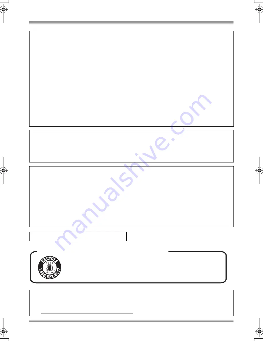 Panasonic HDC-DX1PC Operating Instructions Manual Download Page 4