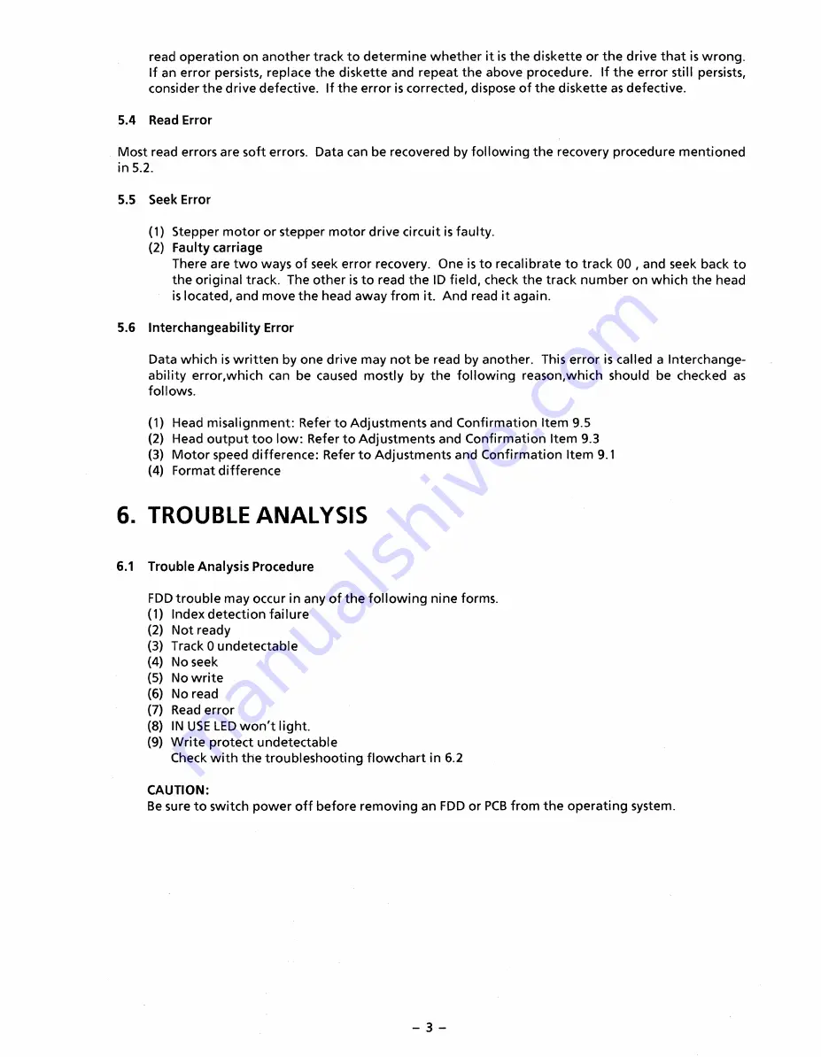 Panasonic JU-314 Service Manual Download Page 5