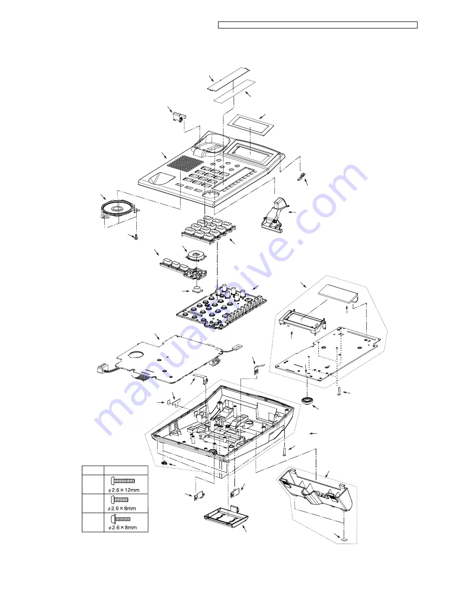 Panasonic KT-TS2388RUB Service Manual Download Page 39