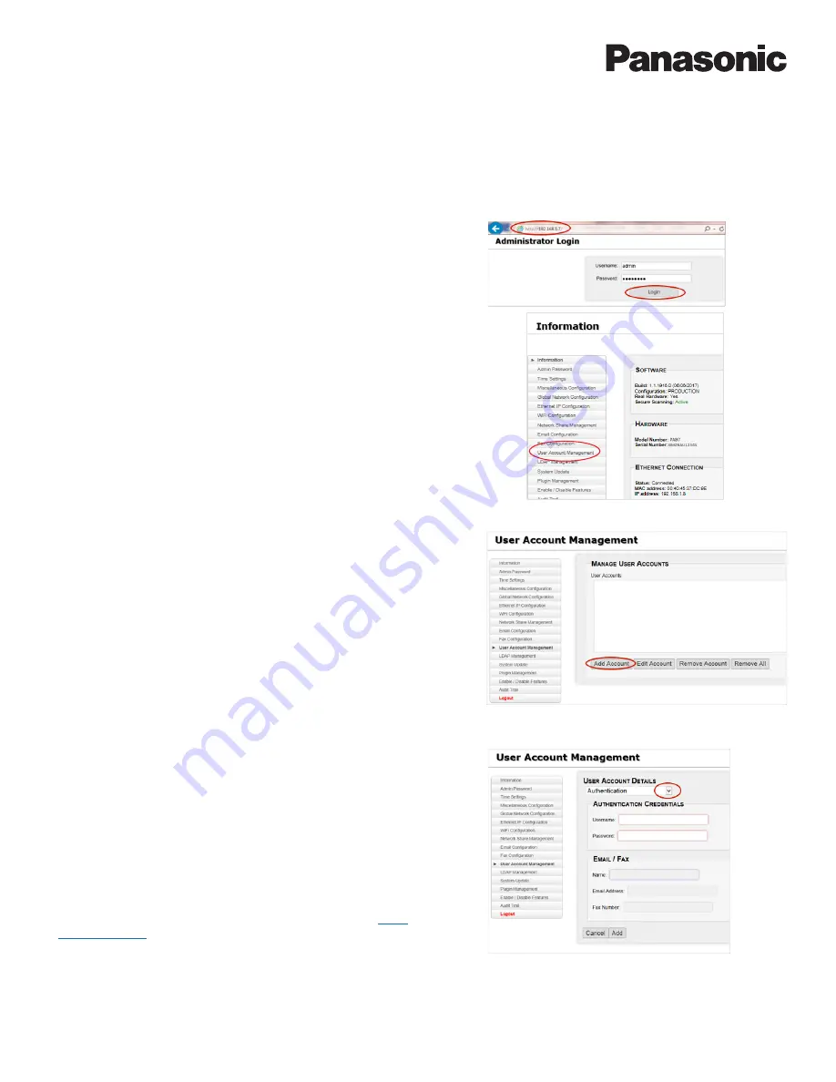 Panasonic KV-SSM100 Administrator'S Manual Download Page 34