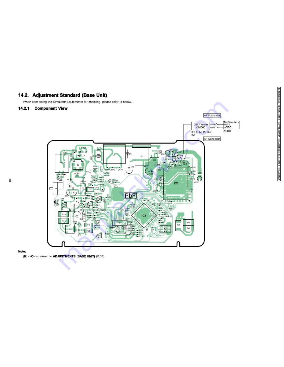 Panasonic KX-A140RUC Service Manual Download Page 40