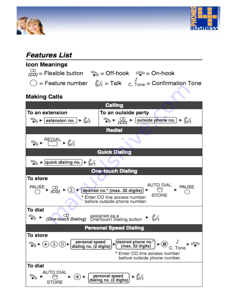 Panasonic KX-DT 333 Series User Manual Download Page 5