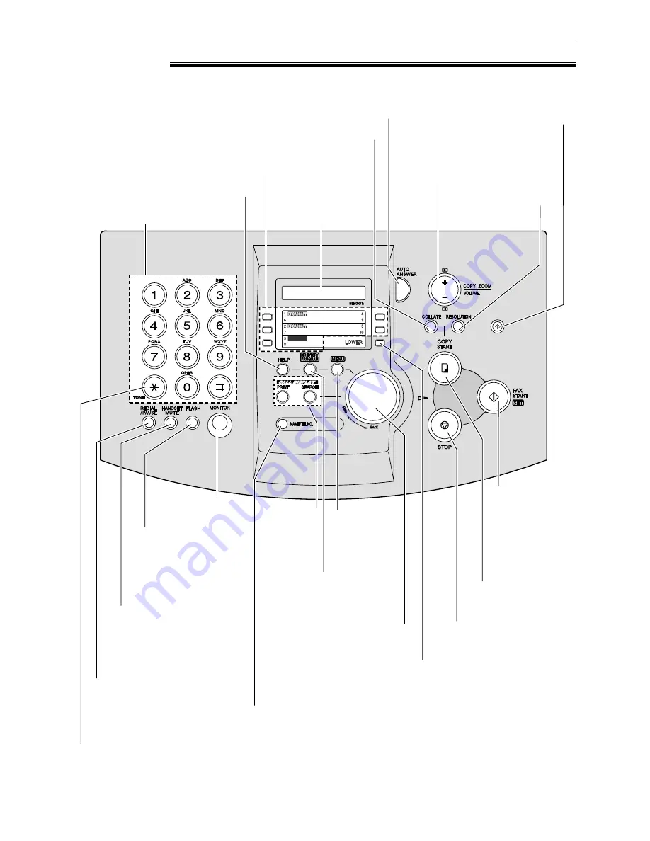 Panasonic KX-FL501C Operating Instructions Manual Download Page 11