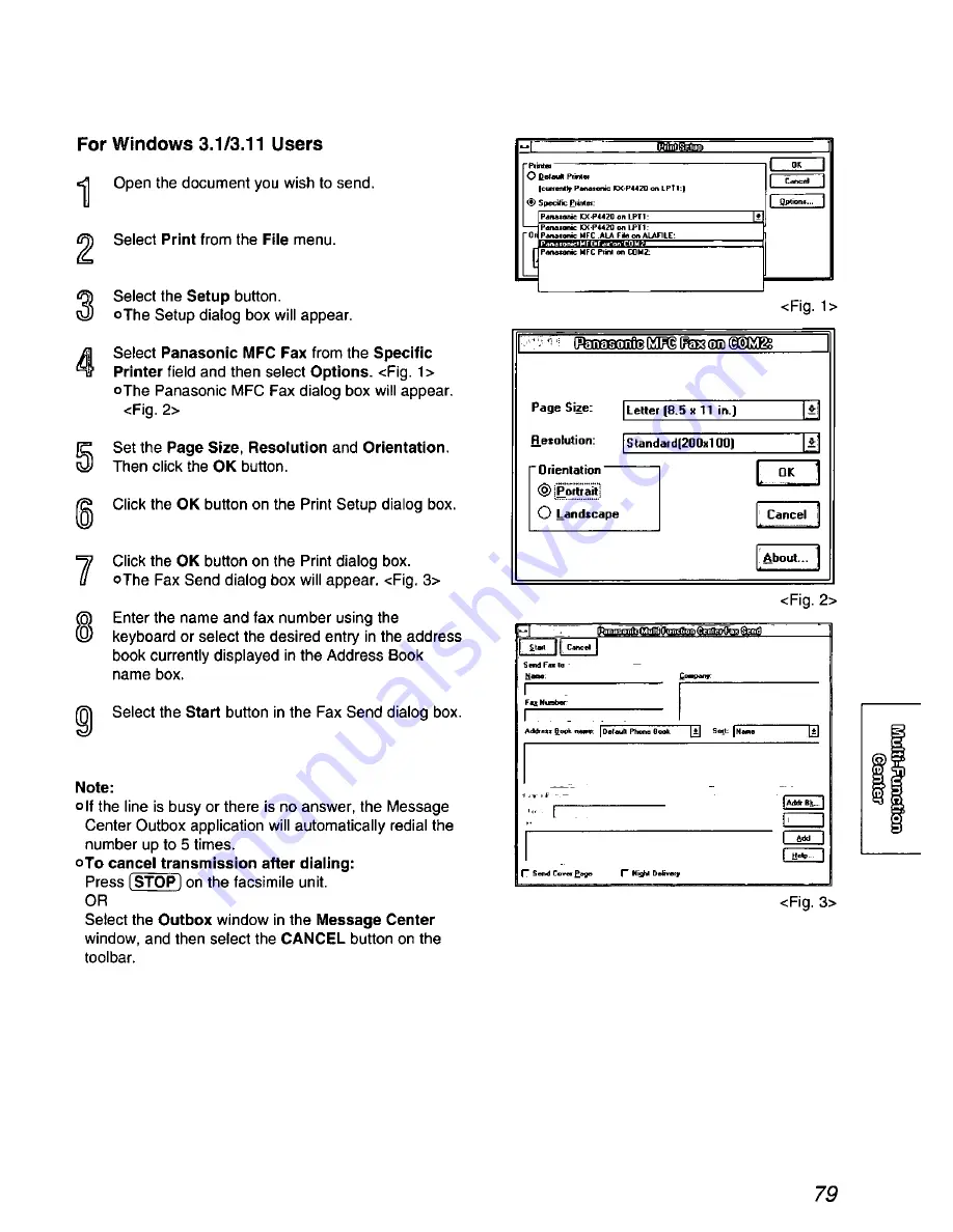 Panasonic KX-FM220 User Manual Download Page 79