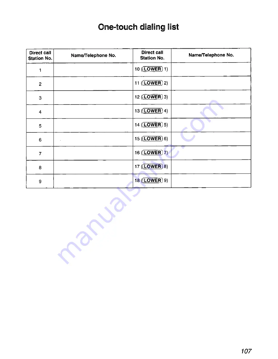 Panasonic KX-FM220 User Manual Download Page 107