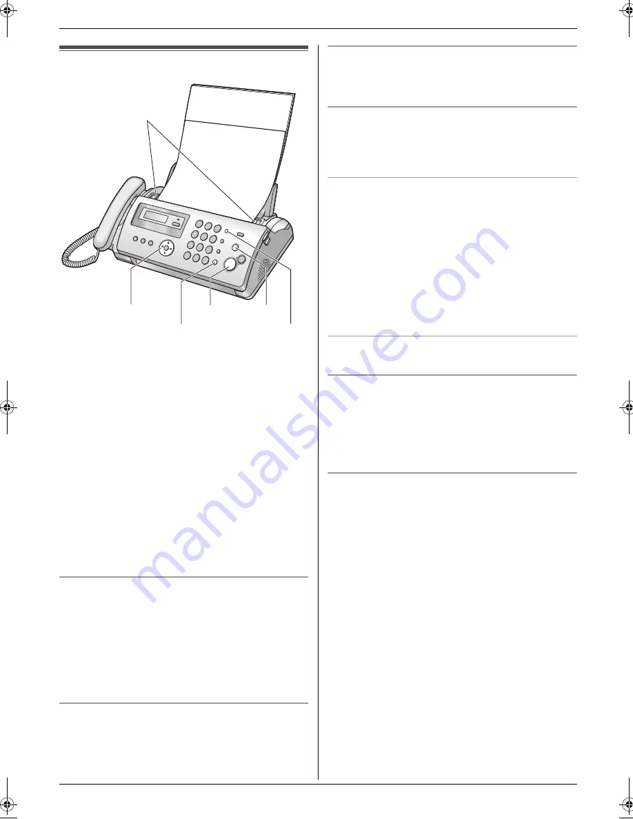 Panasonic KX FP205 - B/W Thermal Transfer Manual Del Instrucción Download Page 20