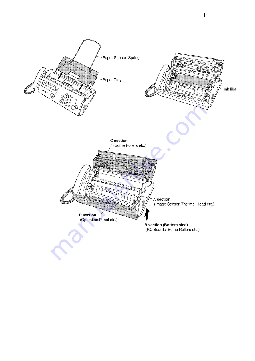 Panasonic KX-FP207FX-S Service Manual Download Page 137