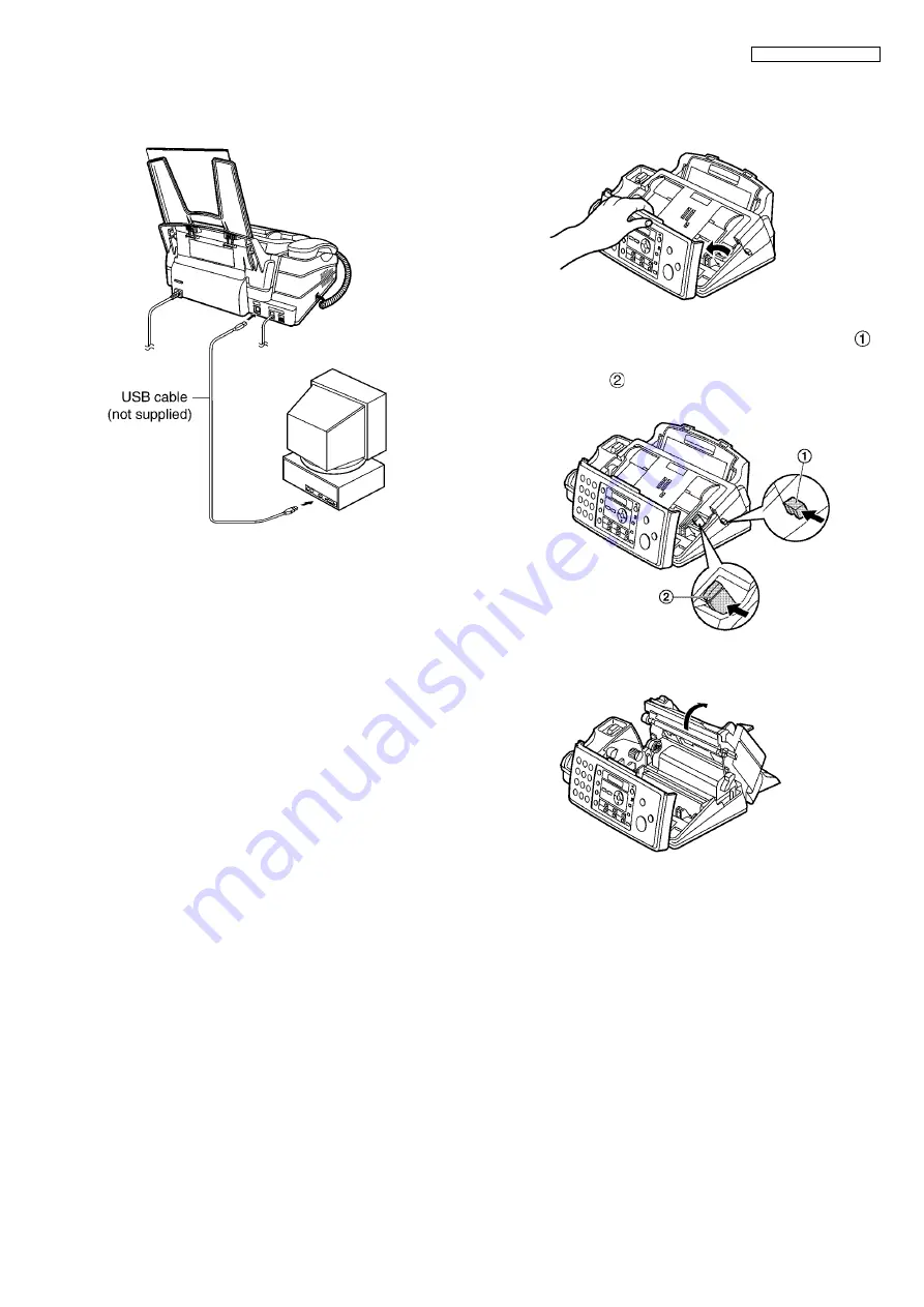 Panasonic KX-FP365CX Service Manual Download Page 57