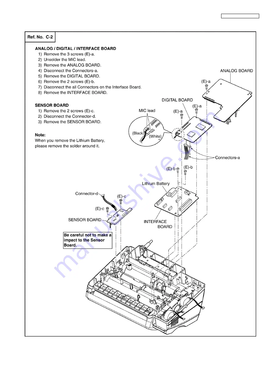 Panasonic KX-FP365CX Service Manual Download Page 147