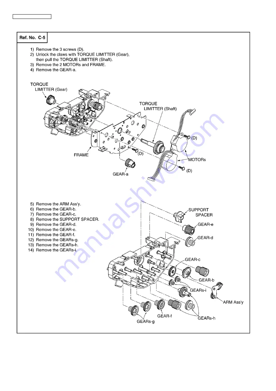 Panasonic KX-FP365CX Service Manual Download Page 150