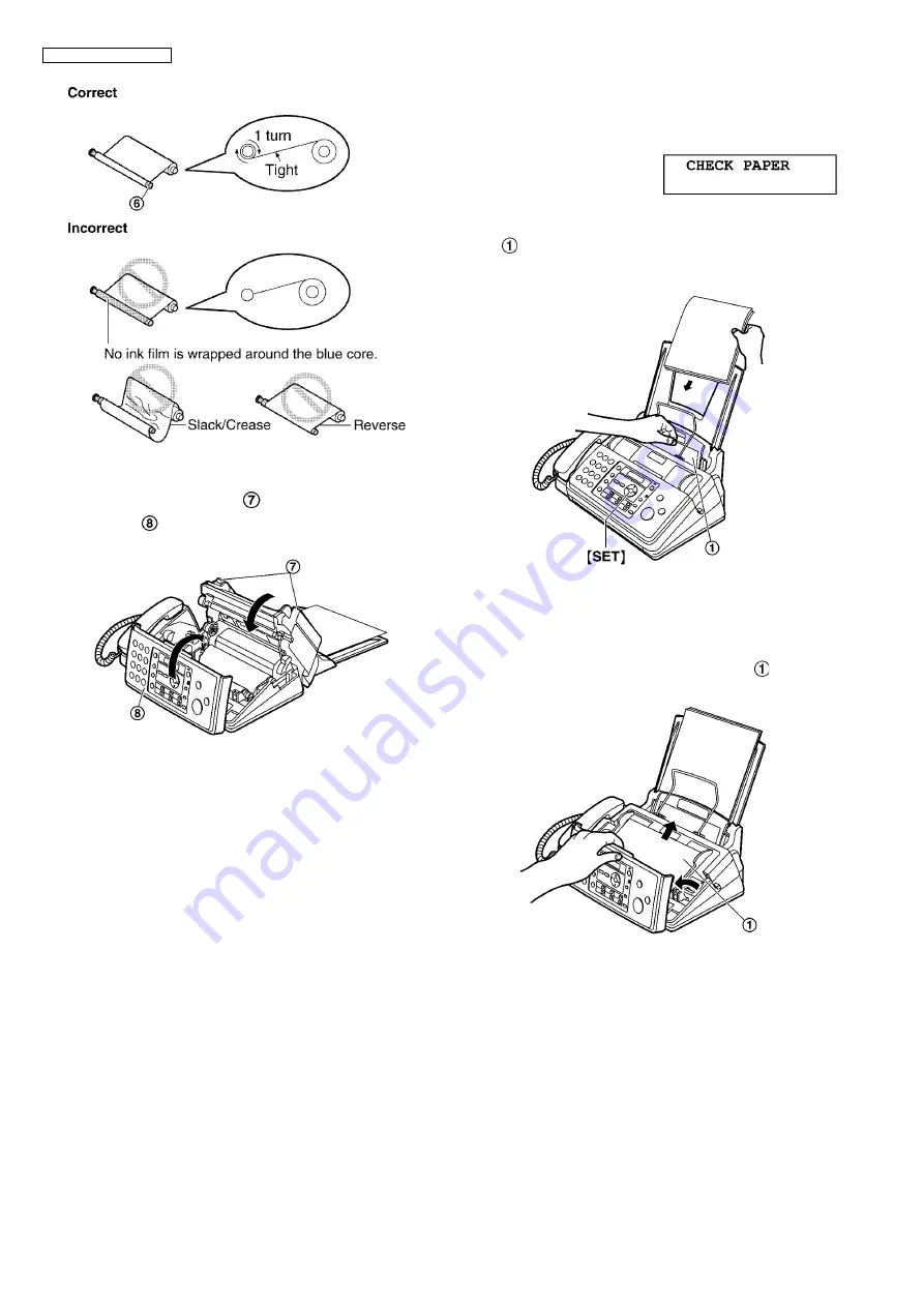 Panasonic KX-FP365CX Service Manual Download Page 164