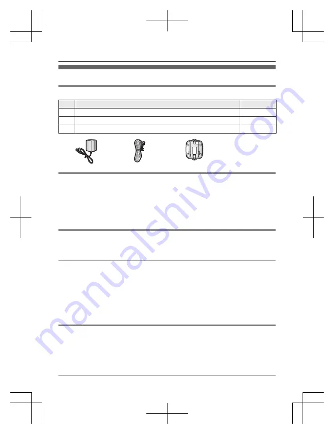 Panasonic KX-HNB600C Setup Manual Download Page 3