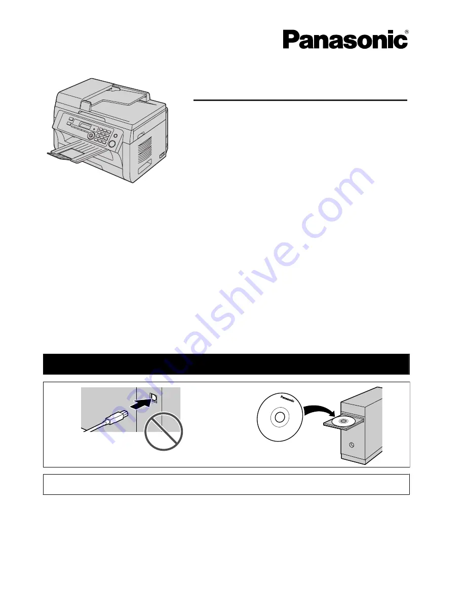 Panasonic KX-MB2010FR Скачать руководство пользователя страница 1