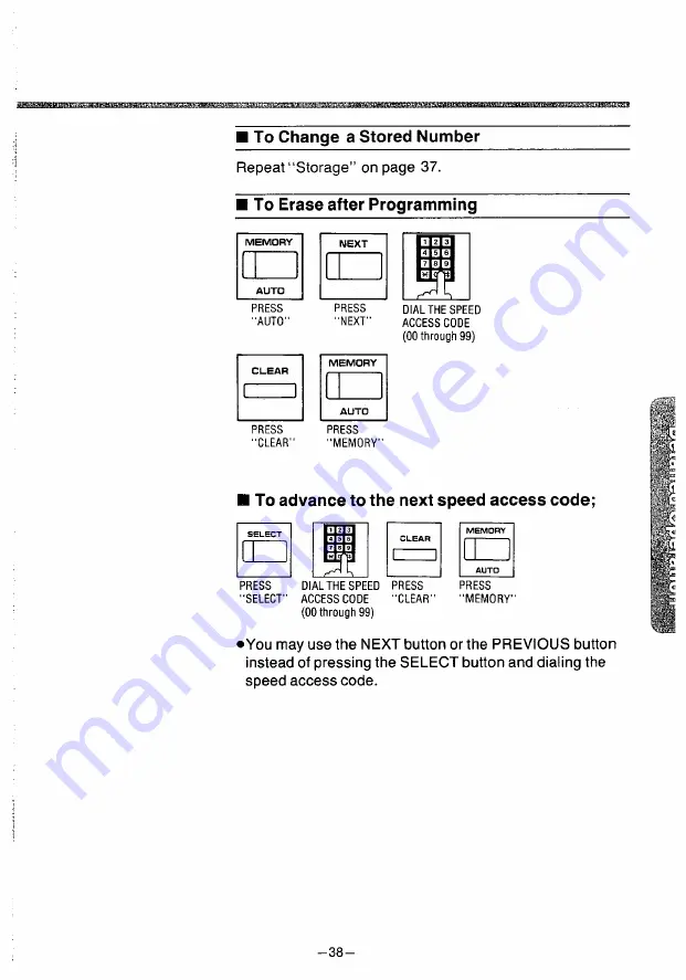 Panasonic KX -T61630 Operating Instructions Manual Download Page 39