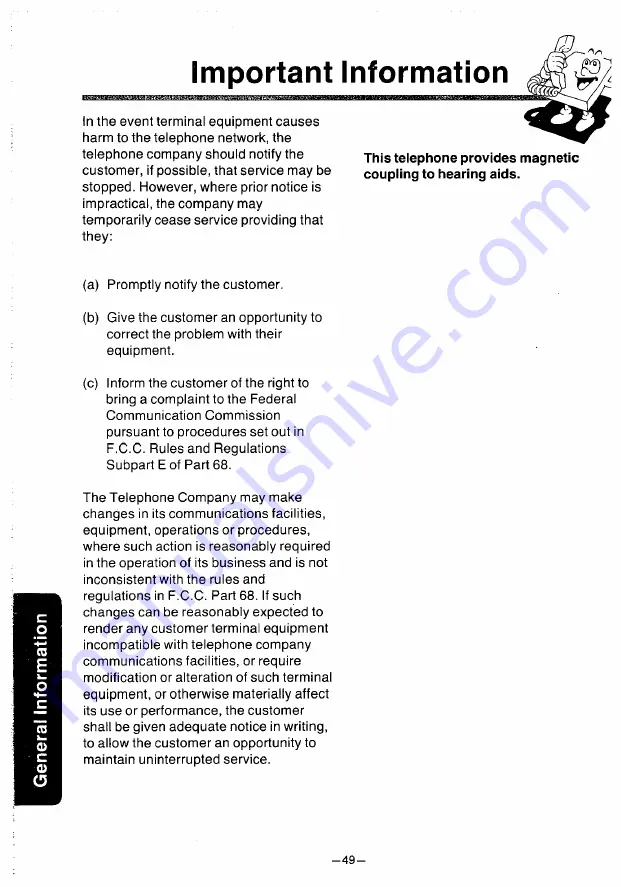 Panasonic KX -T61630 Operating Instructions Manual Download Page 50