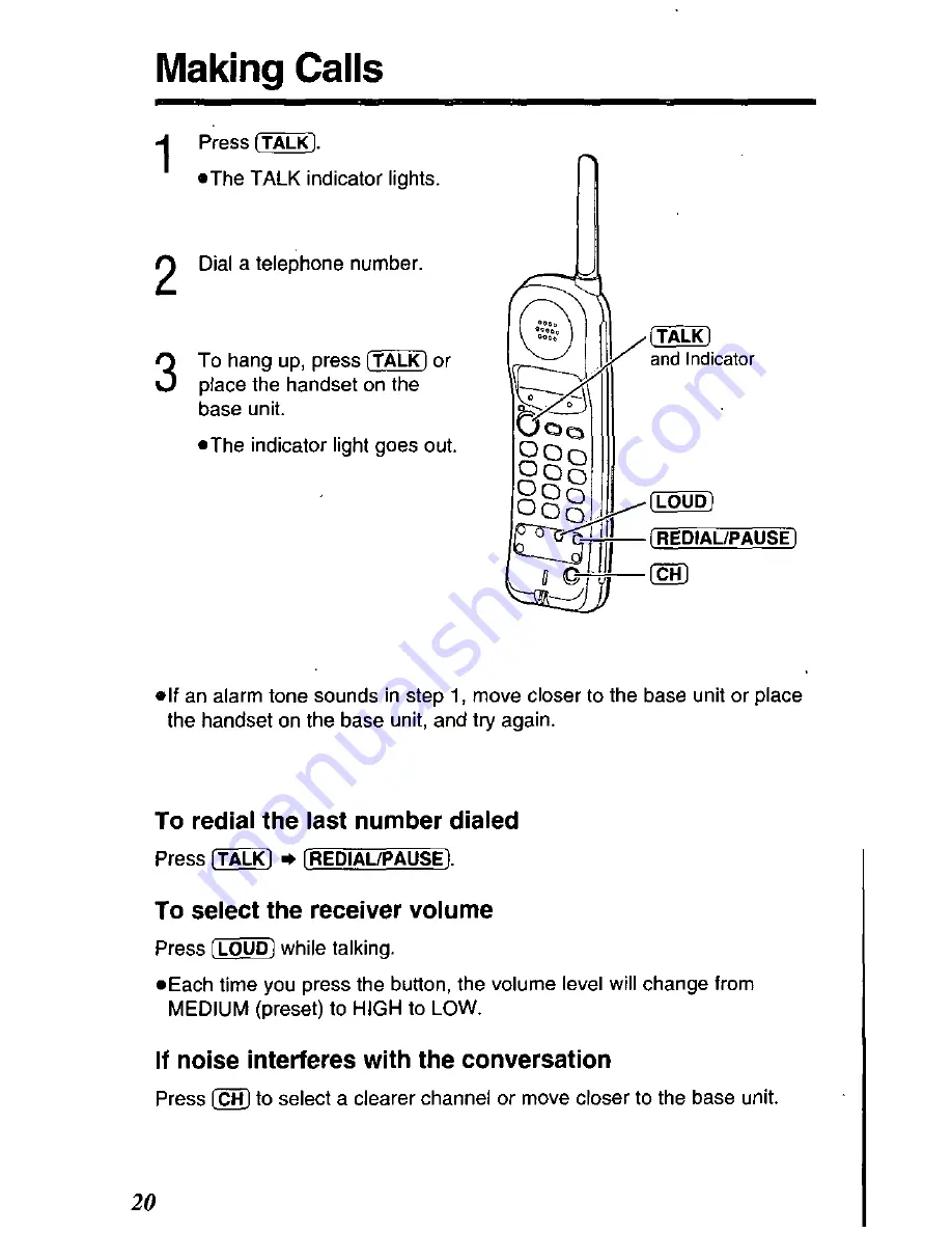 Panasonic KX-TC1500 User Manual Download Page 20