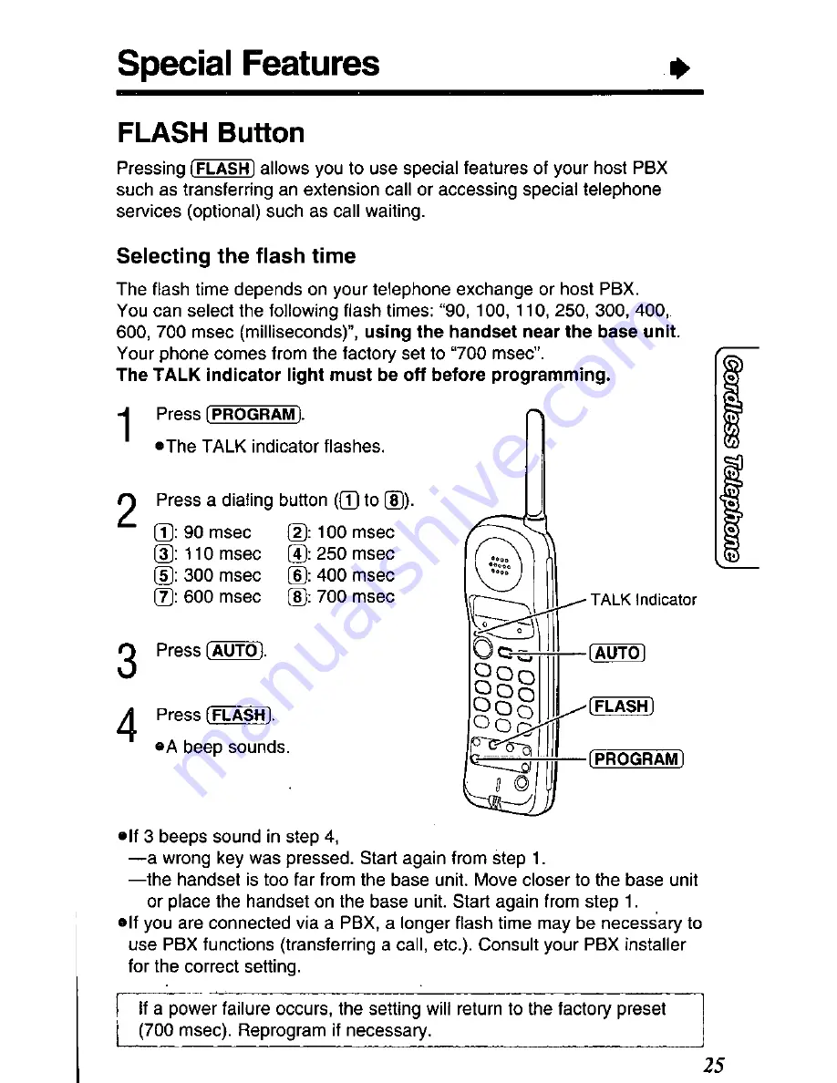 Panasonic KX-TC1500 Скачать руководство пользователя страница 25