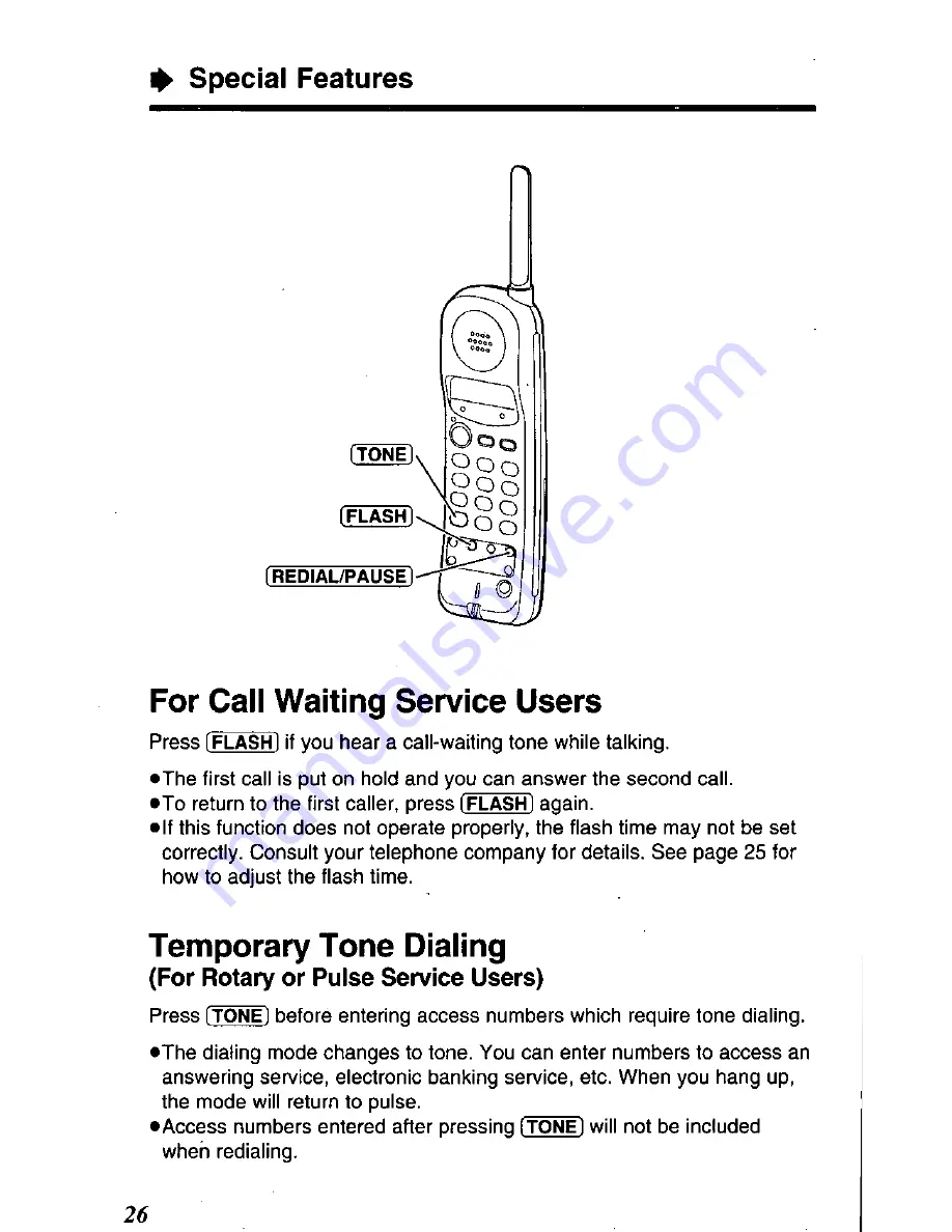 Panasonic KX-TC1500 User Manual Download Page 26