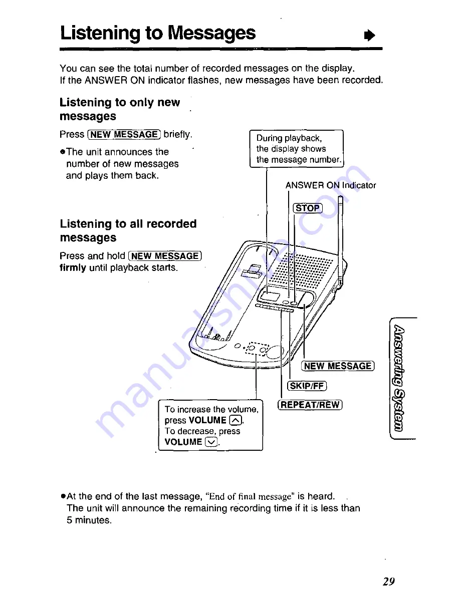 Panasonic KX-TC1500 Скачать руководство пользователя страница 29