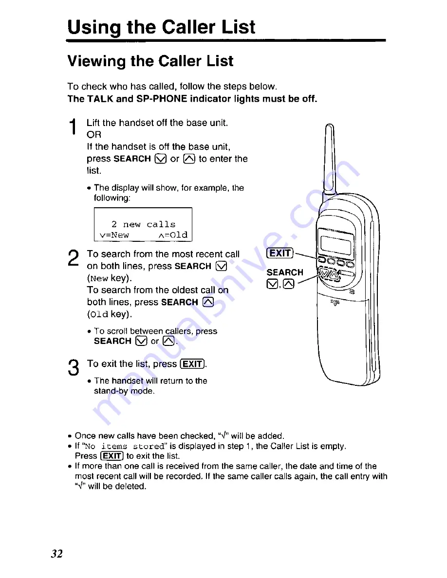 Panasonic KX-TC1750B Скачать руководство пользователя страница 32