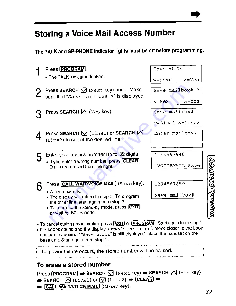 Panasonic KX-TC1750B User Manual Download Page 39