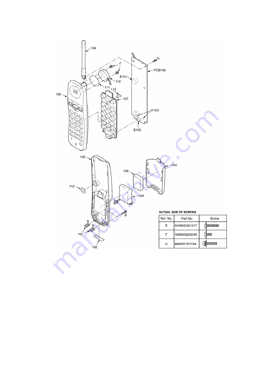 Panasonic KX-TC2000SNB Service Manual Download Page 51