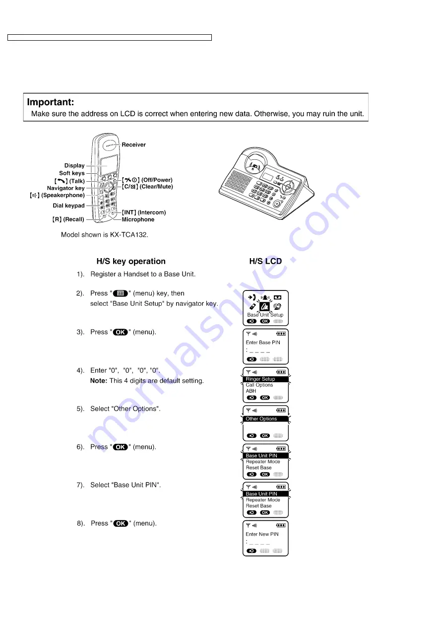 Panasonic KX-TCD346UAS Manual Download Page 58