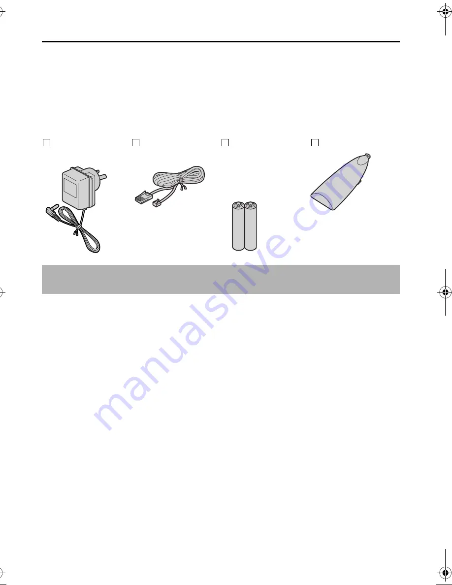 Panasonic KX-TCD400NZ Operating Instructions Manual Download Page 2