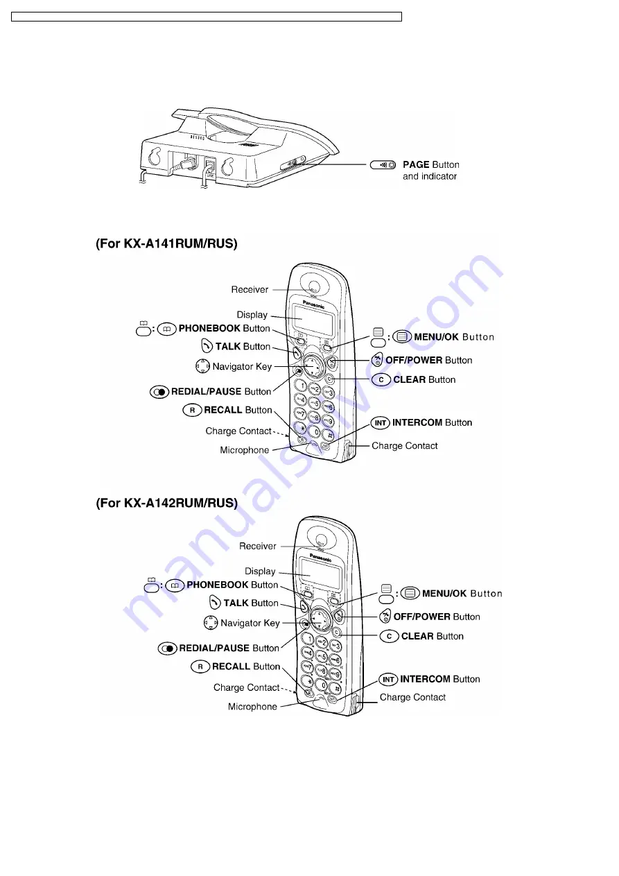 Panasonic KX-TCD410RUM Service Manual Download Page 10