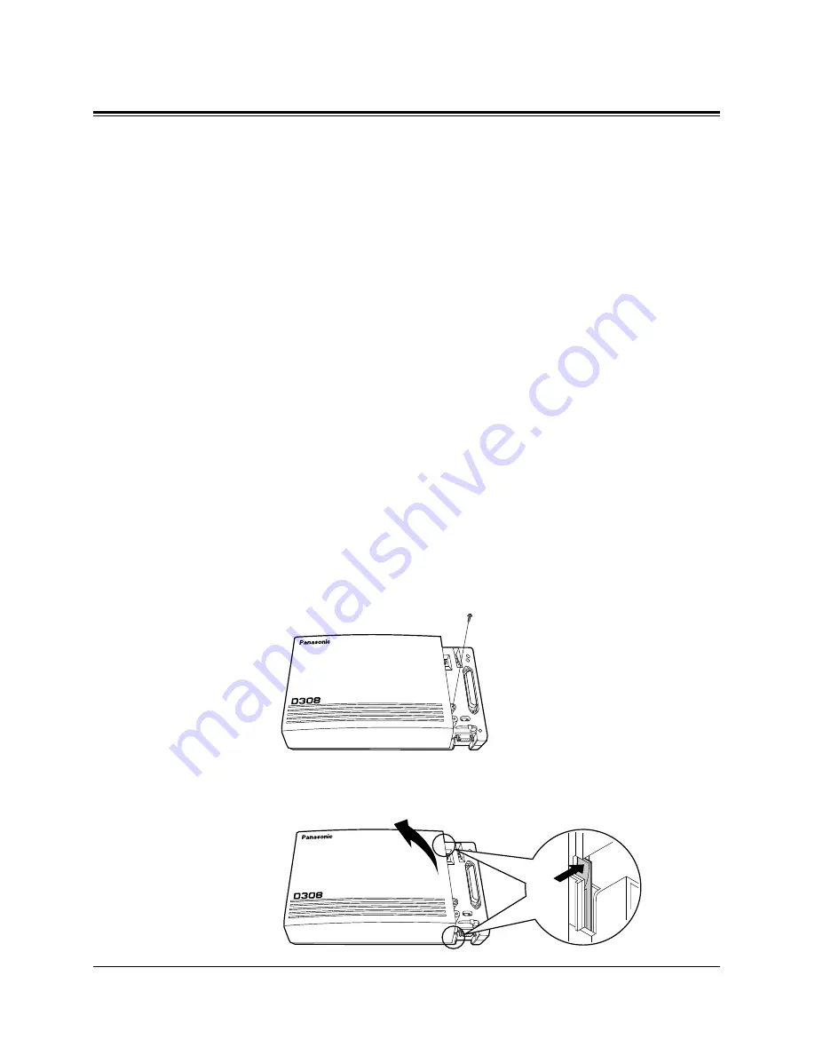 Panasonic KX-TD308 Installation Manual Download Page 56