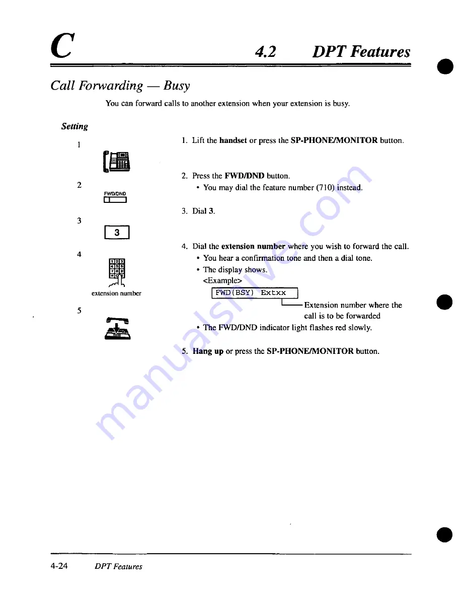 Panasonic KX-TD308 User Manual Download Page 122