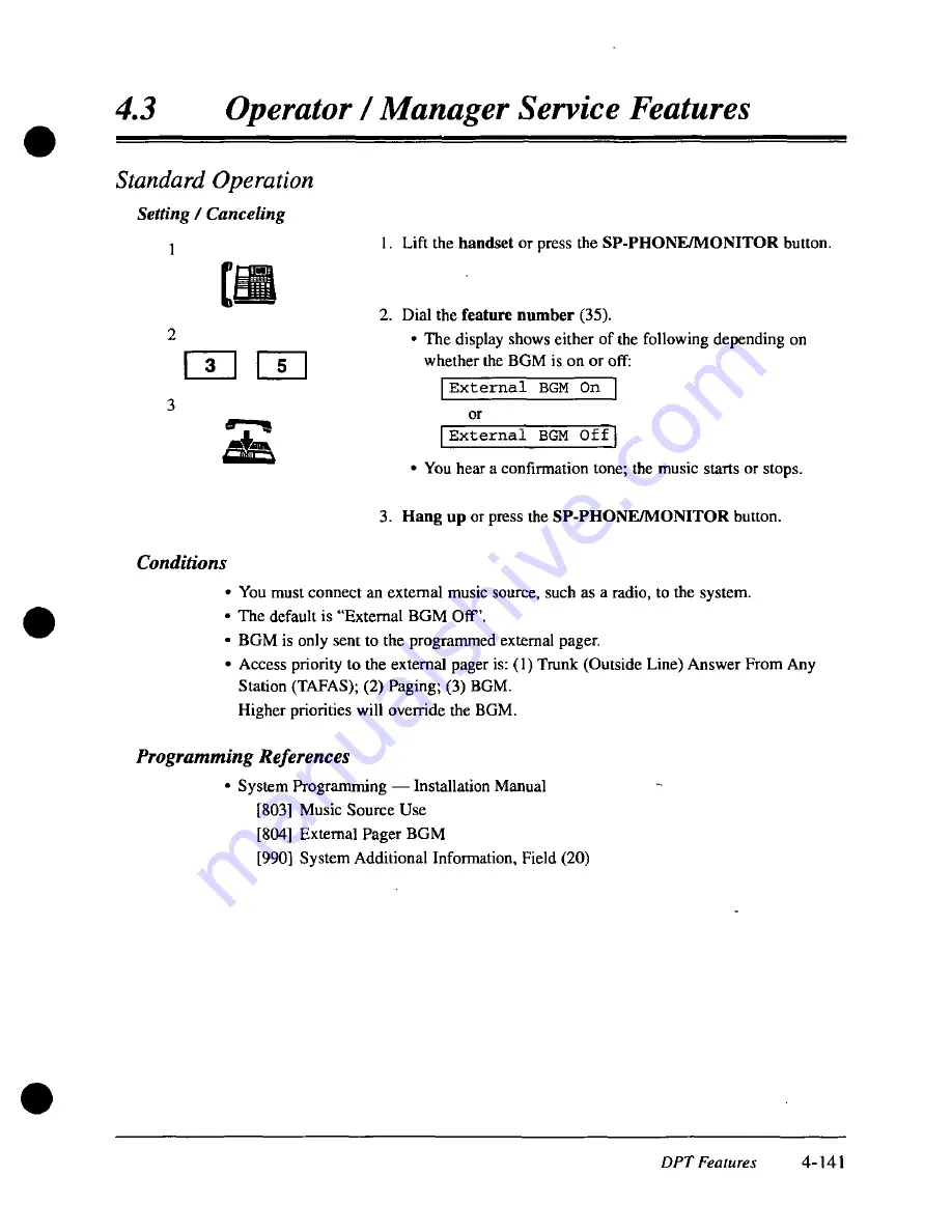 Panasonic KX-TD308 Скачать руководство пользователя страница 239