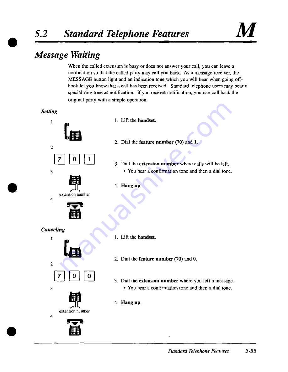 Panasonic KX-TD308 User Manual Download Page 351