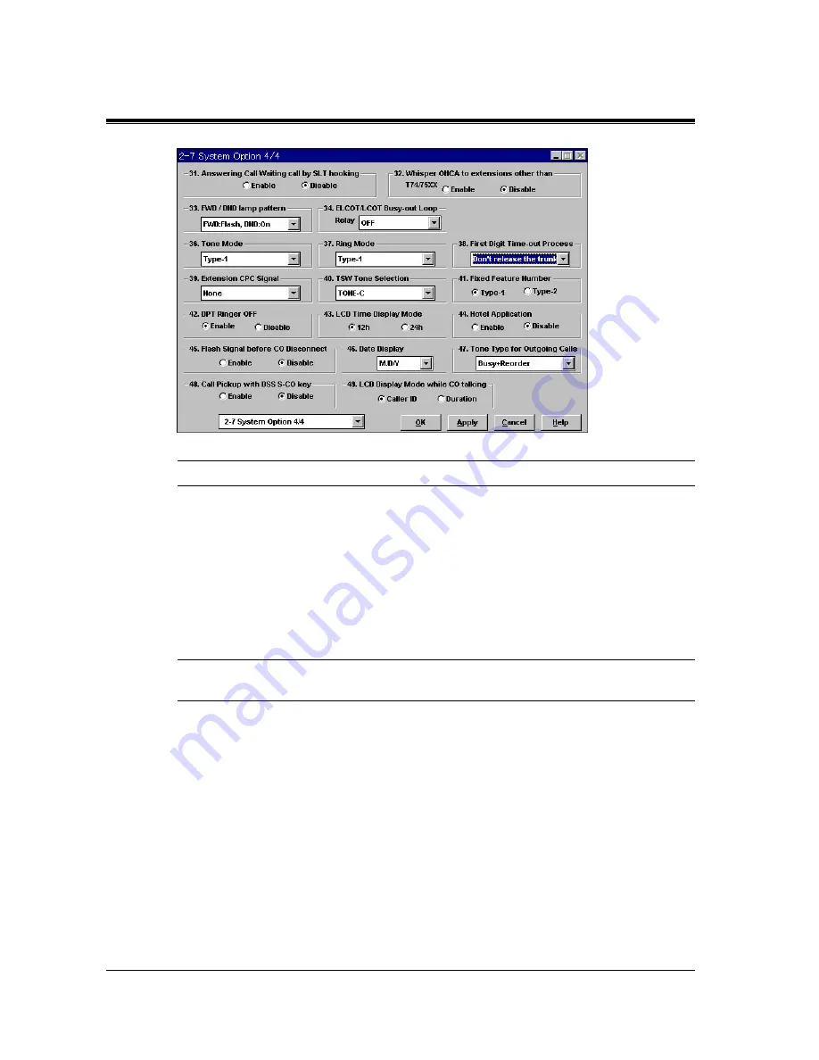 Panasonic KX-TD500CE Programming Manual Download Page 92