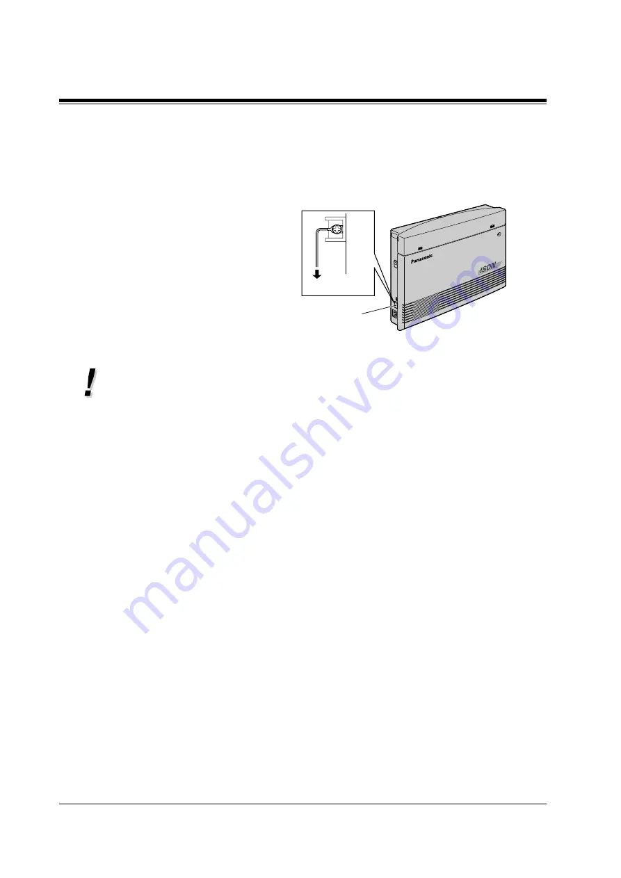 Panasonic KX-TD612NE Installation Manual Download Page 28