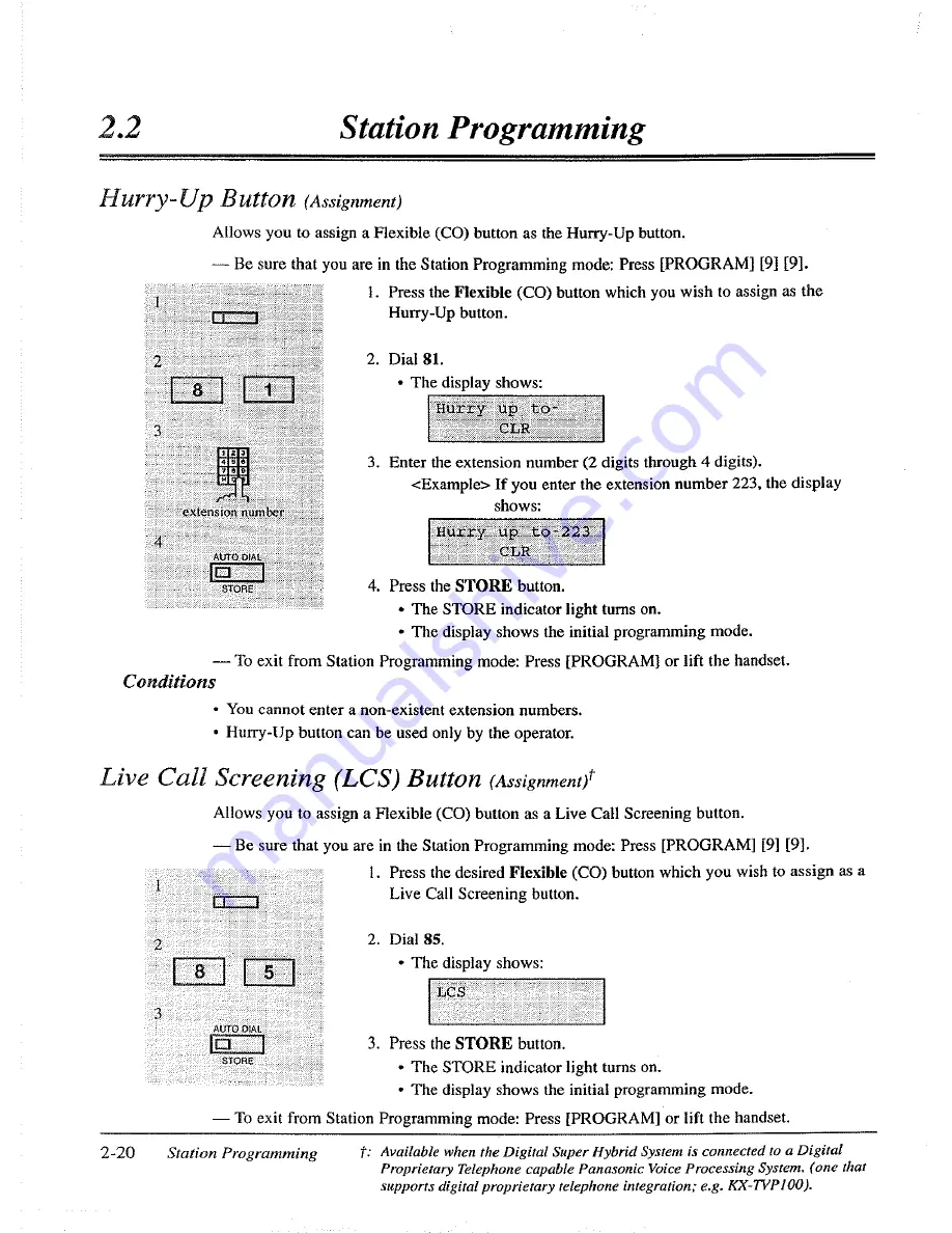 Panasonic KX-TD816E Скачать руководство пользователя страница 67