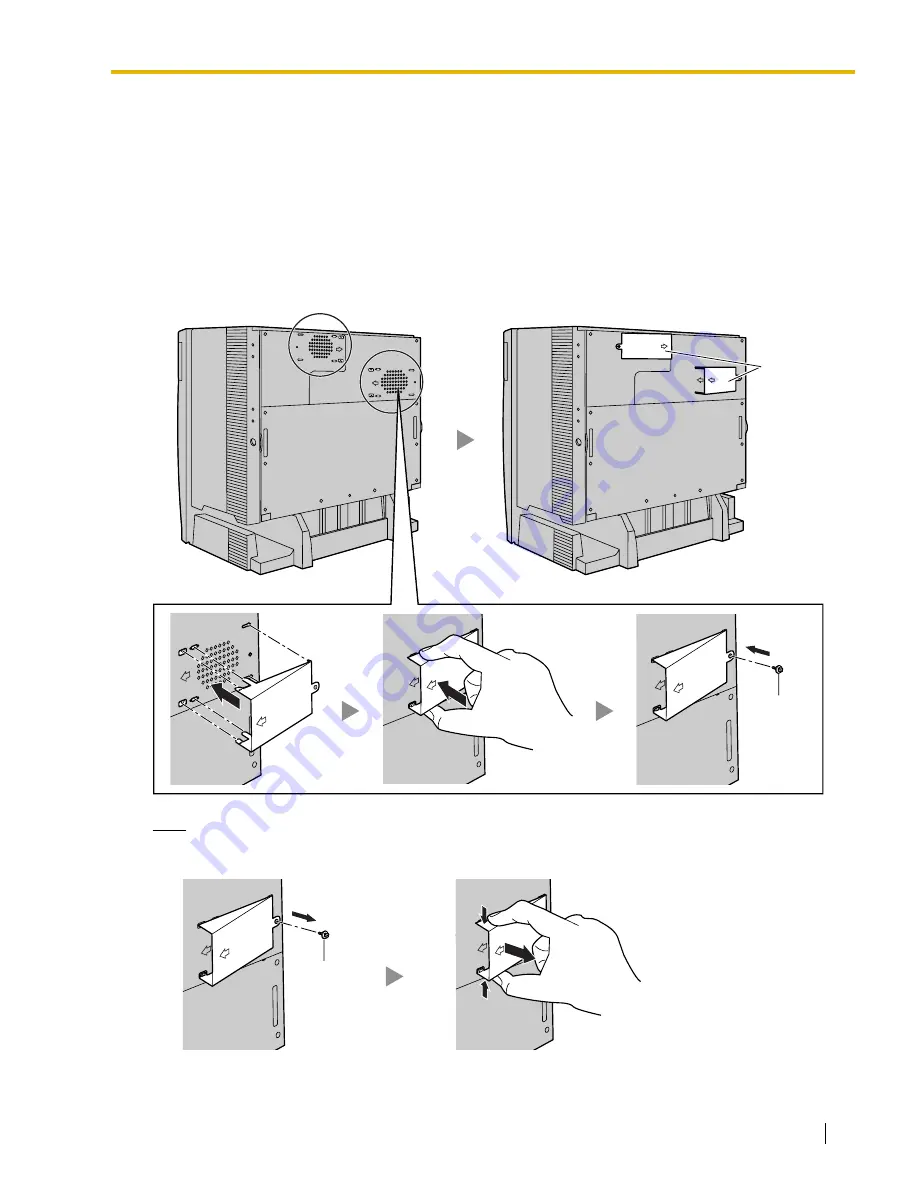 Panasonic KX-TDA600 - Hybrid IP PBX Control Unit Max. 1008... Installation Manual Download Page 49