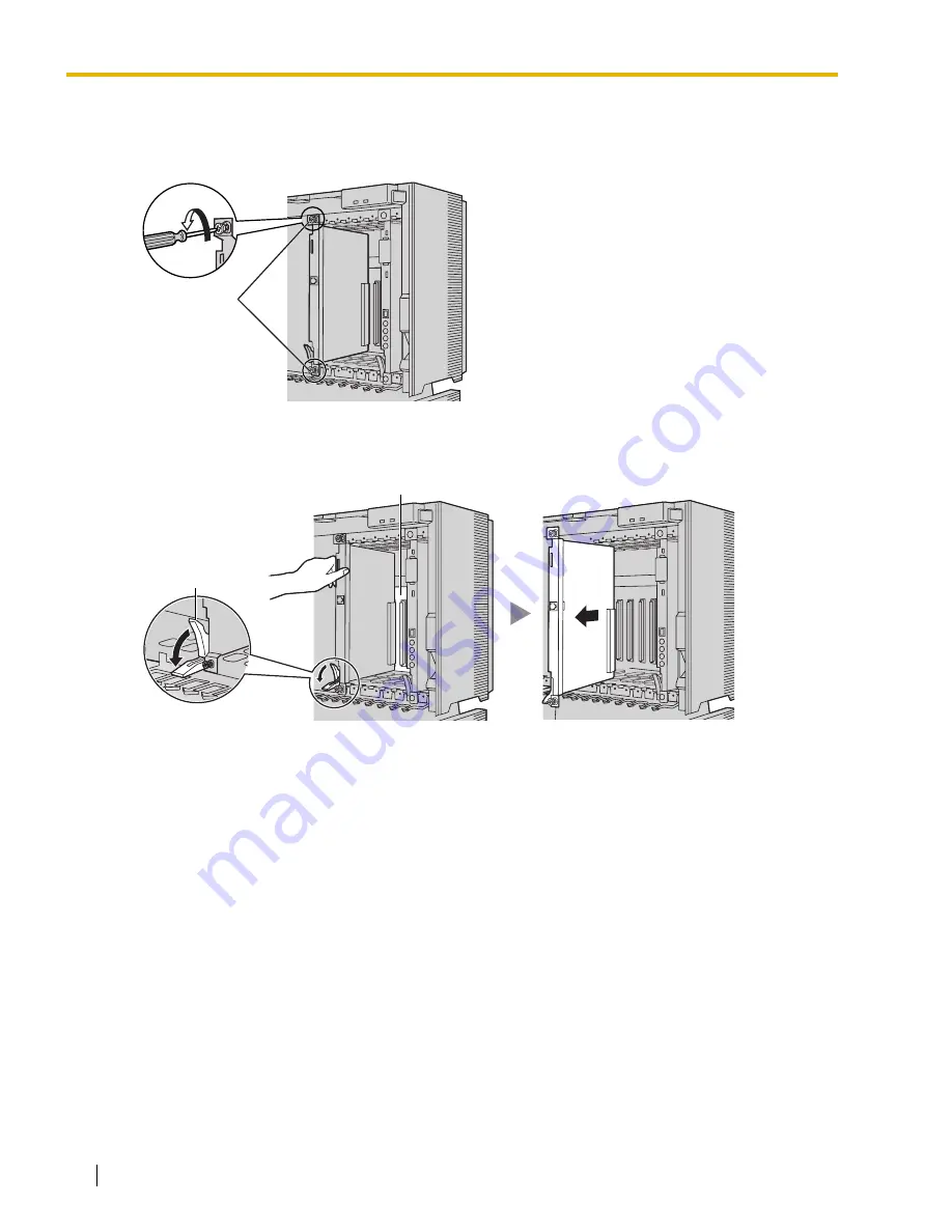 Panasonic KX-TDA600 - Hybrid IP PBX Control Unit Max. 1008... Installation Manual Download Page 106