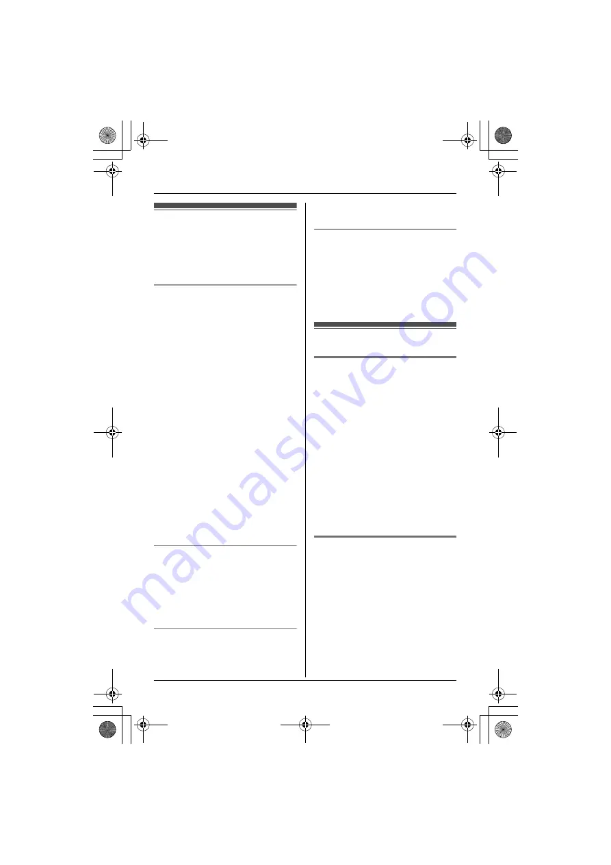 Panasonic KX-TG1032 Operating Instructions Manual Download Page 21