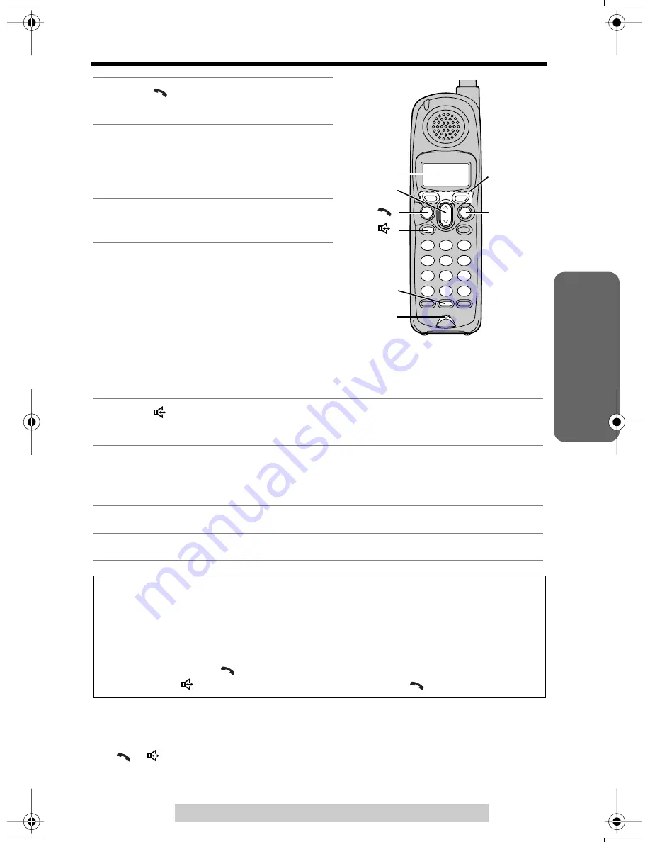 Panasonic KX-TG2214F Operating Instructions Manual Download Page 17