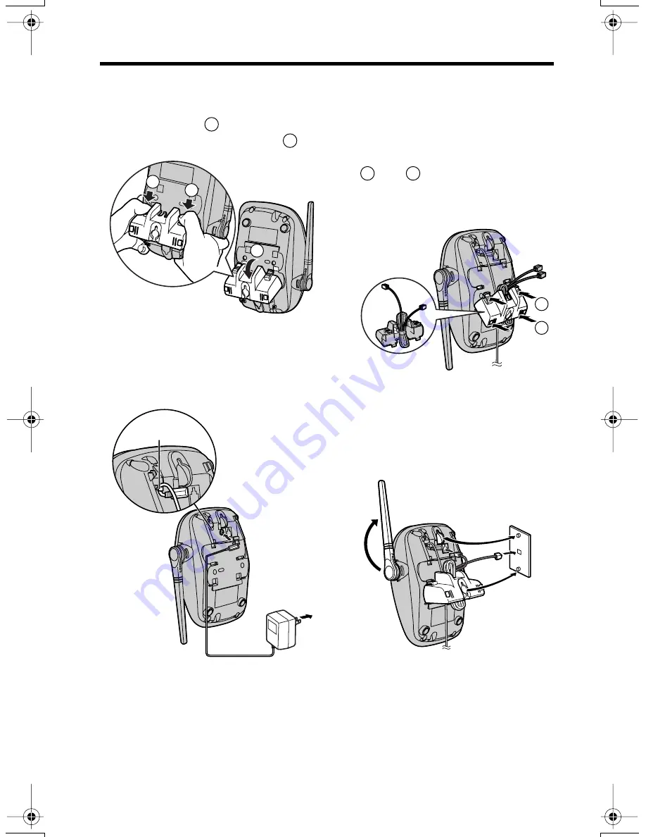 Panasonic KX-TG2214F Operating Instructions Manual Download Page 36