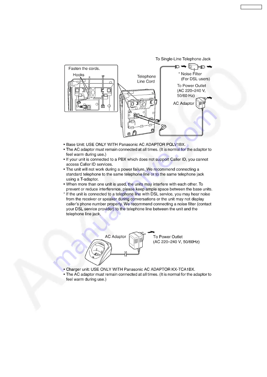 Panasonic KX-TG2361JXB Service Manual Download Page 15