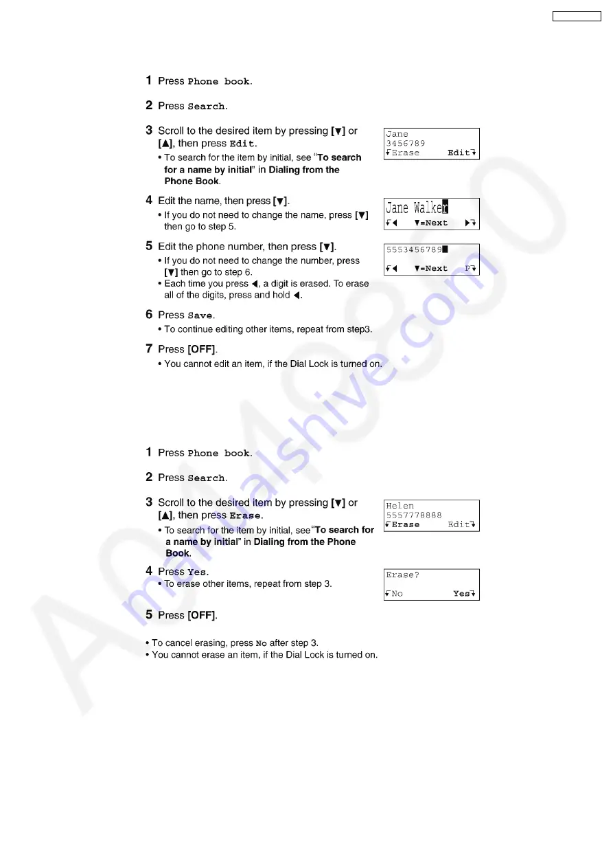 Panasonic KX-TG2361JXB Service Manual Download Page 37