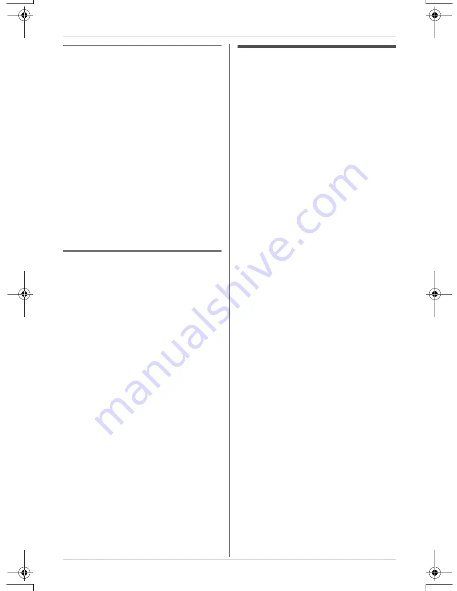 Panasonic KX-TG2480S Operating Instructions Manual Download Page 25