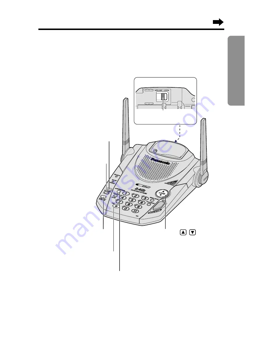 Panasonic KX-TG2563 Operating Instructions Manual Download Page 7