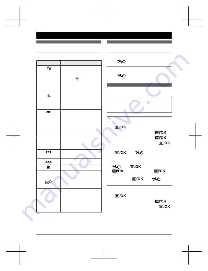 Panasonic KX-TG2723AL Operating Instructions Manual Download Page 12