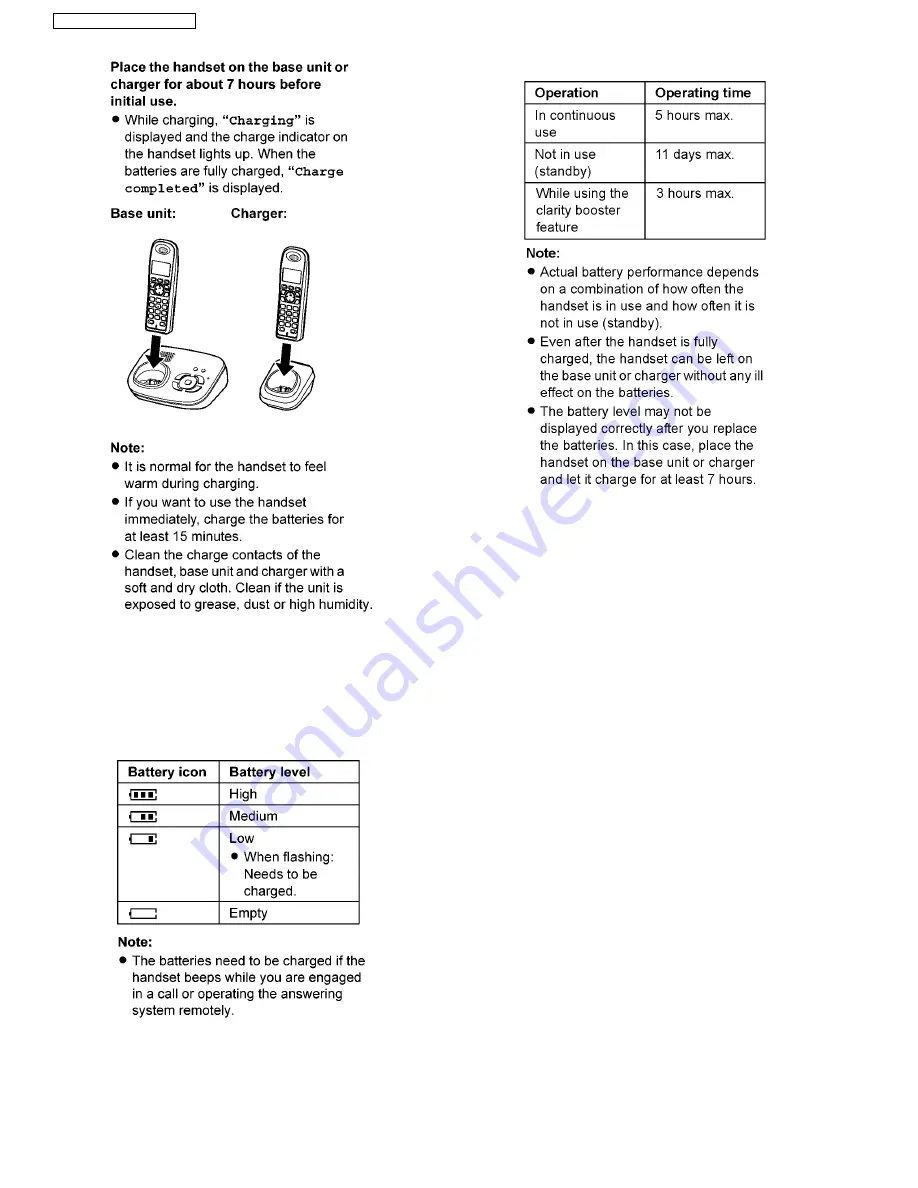 Panasonic KX-TG6323CPK Скачать руководство пользователя страница 8