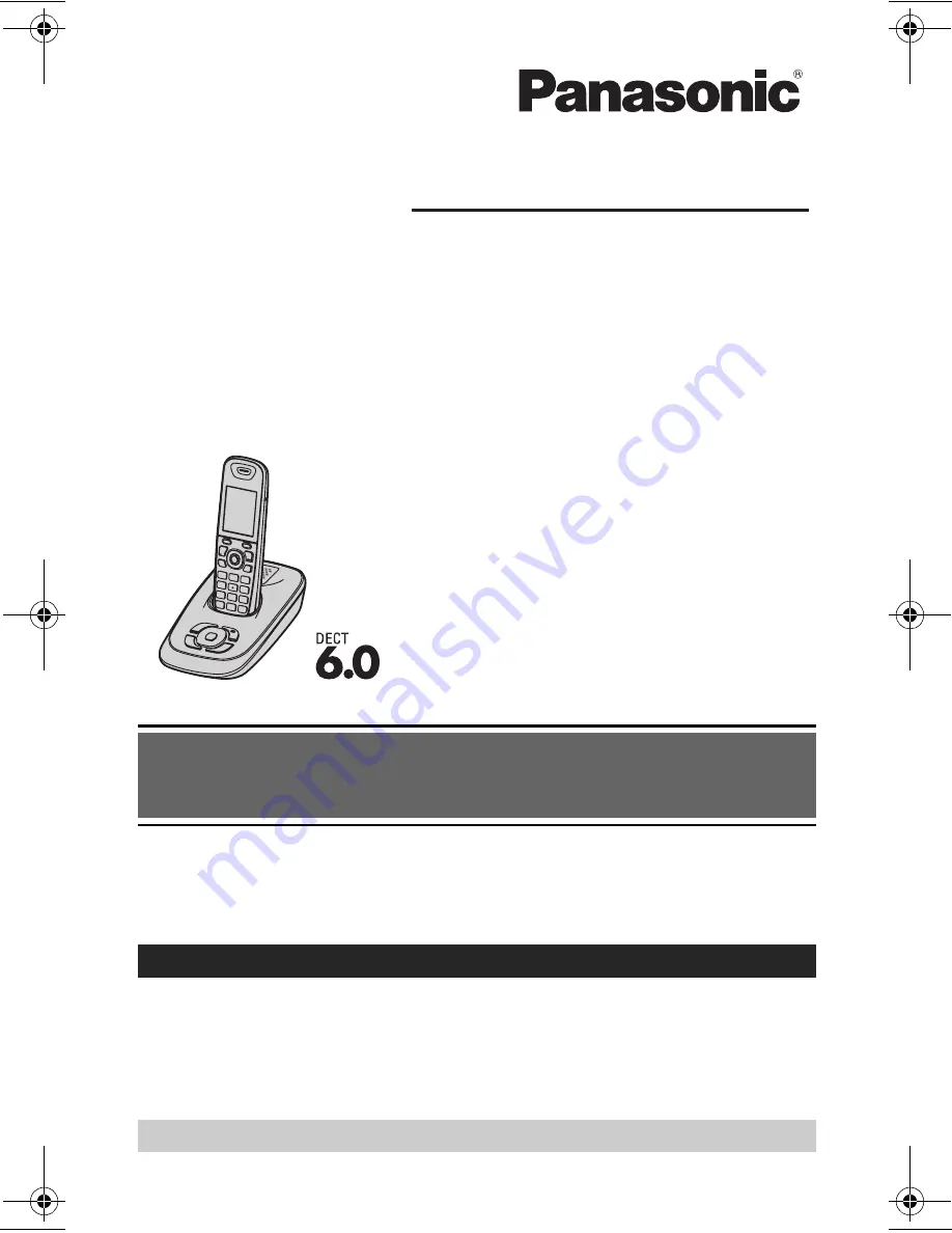 Panasonic KX-TG7534B Скачать руководство пользователя страница 1