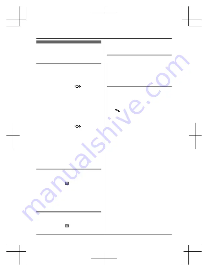 Panasonic KX-TG7921E Operating Instructions Manual Download Page 22